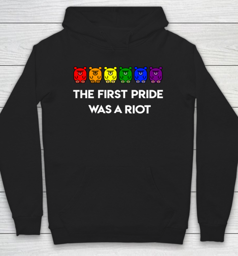 Rainbow Bears The First Pride Was A Riot LGBT Gay Hoodie