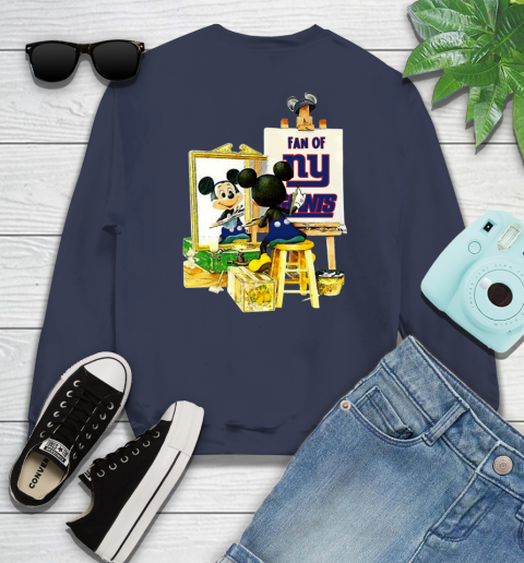 NFL Football New York Giants Mickey Drawing Shirt 26