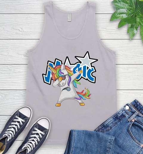 Orlando Magic NBA Basketball Funny Unicorn Dabbing Sports Tank Top 4
