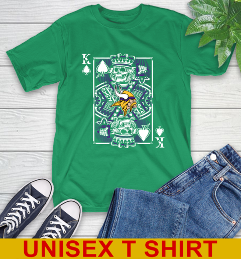 Minnesota Vikings NFL Football The King Of Spades Death Cards Shirt T-Shirt 7