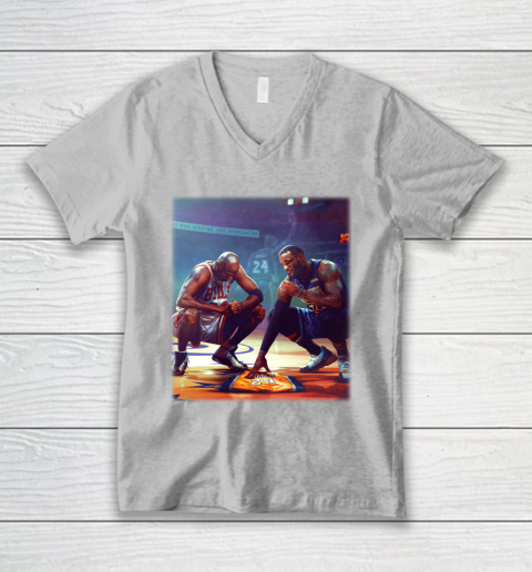 Michael Jordan Lebron James Kobe Bryant V-Neck T-Shirt 3