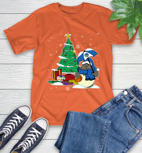 Golden State Warriors NBA Basketball Cute Tonari No Totoro Christmas Sports T-Shirt 4