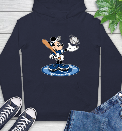 MLB Baseball Kansas City Royals Cheerful Mickey Disney Shirt Hoodie 4