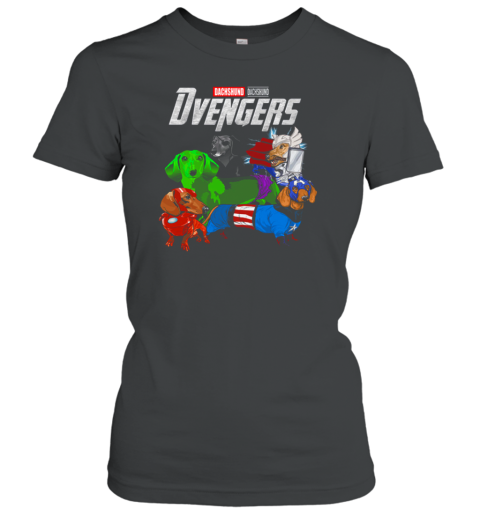 Dachshund Dvengers Marvel Avengers Endgame Women's T-Shirt