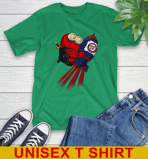 MLB Baseball Washington Nationals Deadpool Minion Marvel Shirt T-Shirt 7