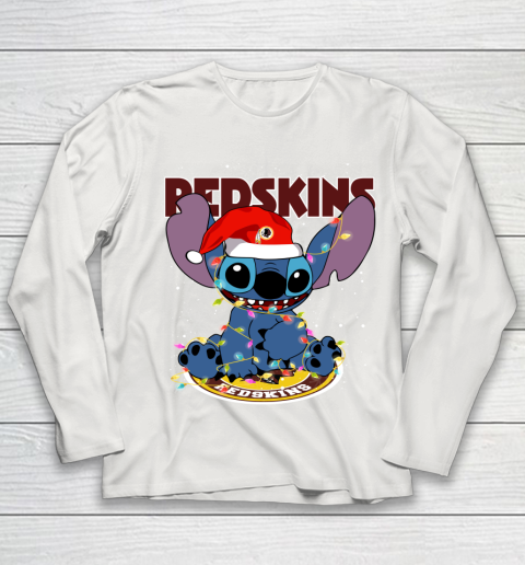 Washington Redskins NFL Football noel stitch Christmas Youth Long Sleeve 8