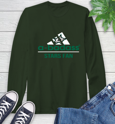 NHL A Badass Dallas Stars Jackets Fan Adidas Hockey Sports Long Sleeve T-Shirt 7