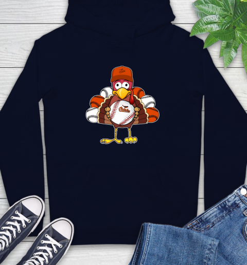 Baltimore Orioles Turkey thanksgiving Hoodie 4