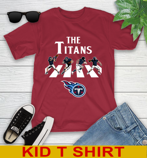 NFL Football Tennessee Titans The Beatles Rock Band Shirt Youth T-Shirt 12