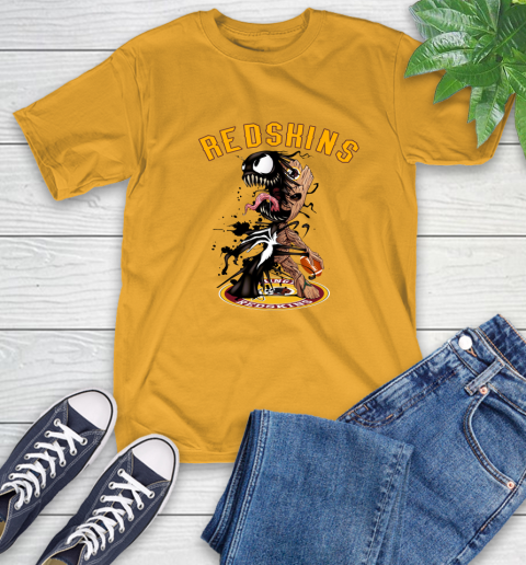 NFL Washington Redskins Football Venom Groot Guardians Of The Galaxy T-Shirt 3
