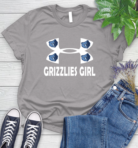 NBA Memphis Grizzlies Girl Under Armour Basketball Sports Women's T-Shirt 5