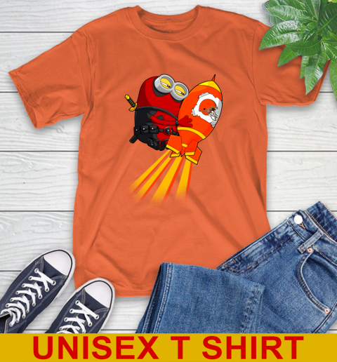NFL Football Cleveland Browns Deadpool Minion Marvel Shirt T-Shirt 4
