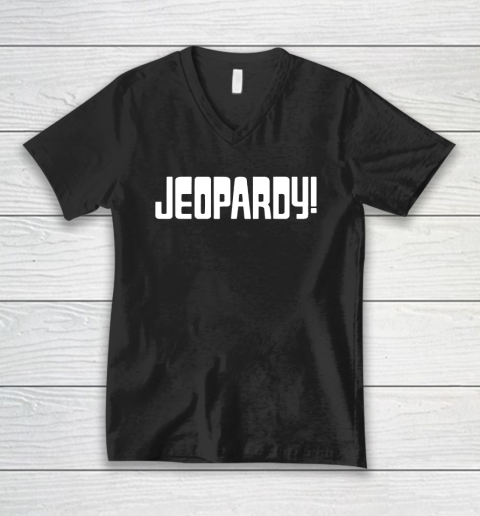 Jeopardy Game Show Funny V-Neck T-Shirt