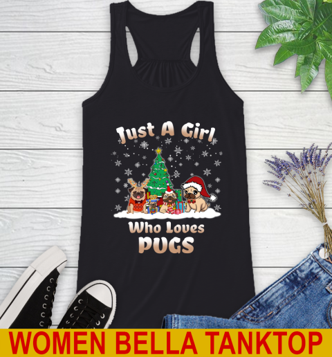 Christmas Just a girl who love pugs dog pet lover 37