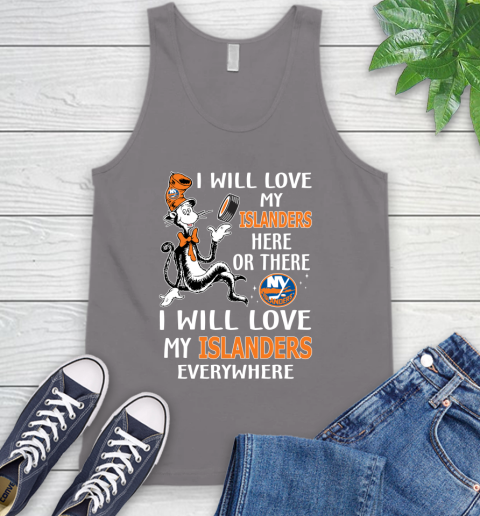 NHL Hockey New York Islanders I Will Love My Islanders Everywhere Dr Seuss Shirt Tank Top 6
