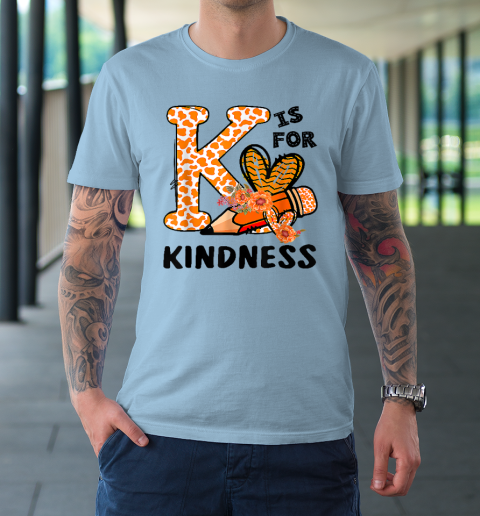 Teal shirt top with orange