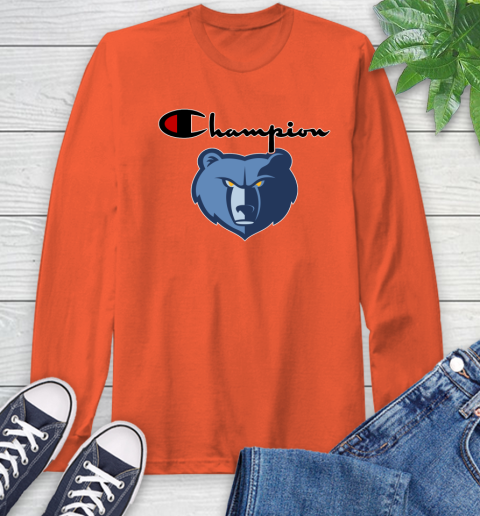 NBA Basketball Memphis Grizzlies Champion Shirt Long Sleeve T-Shirt 3