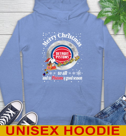 Detroit Pistons Merry Christmas To All And To Pistons A Good Season NBA Basketball Sports Hoodie 11