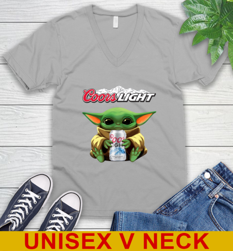 Star Wars Baby Yoda Hugs Coors Beer Shirt 52