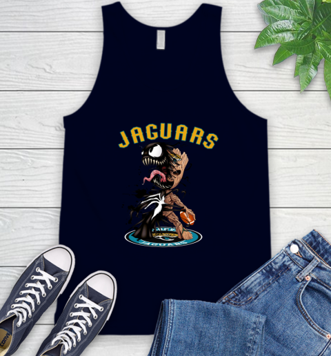 NFL Jacksonville Jaguars Football Venom Groot Guardians Of The Galaxy Tank Top 3