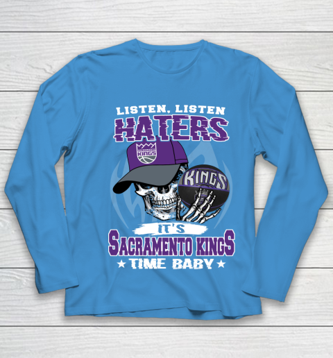 Listen Haters It is KINGS Time Baby NBA Youth Long Sleeve 5