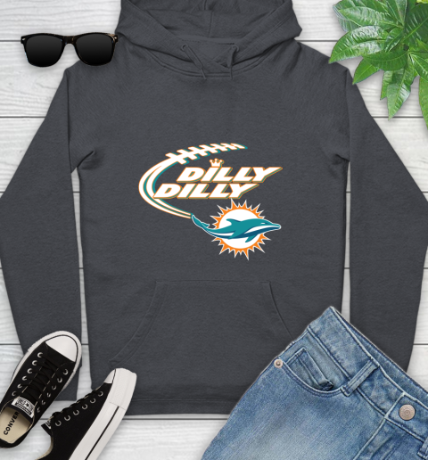 NFL Miami Dolphins Dilly Dilly Football Sports Youth Hoodie 8