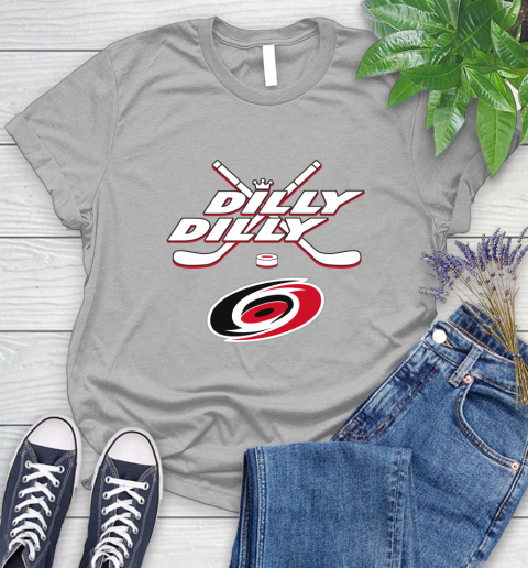 NHL Carolina Hurricanes Dilly Dilly Hockey Sports Women's T-Shirt 5