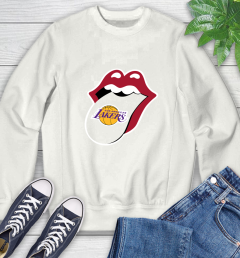 Los Angeles Lakers NBA Basketball Lips I Root For My Team Adoring Fan 25