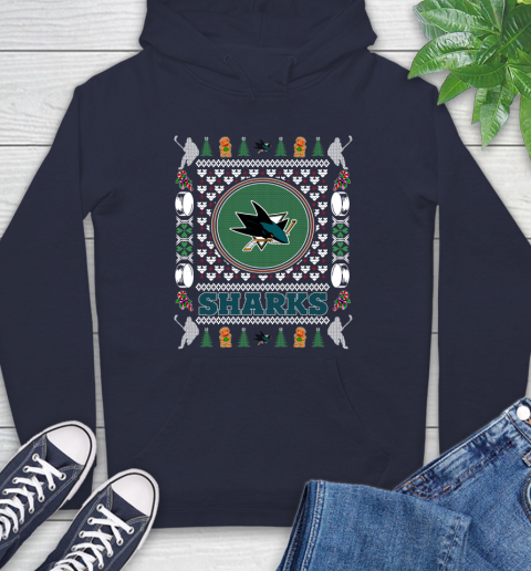 San Jose Sharks Merry Christmas NHL Hockey Loyal Fan Ugly Shirt 15