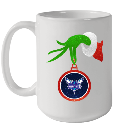 Charlotte Hornets Grinch Merry Christmas NBA Basketball Ceramic Mug 15oz