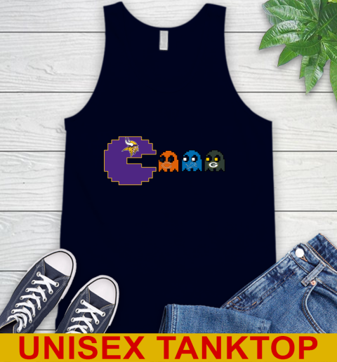 Minnesota Vikings NFL Football Pac Man Champion Tank Top 3