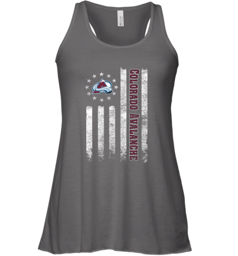 NHL American Flag Hockey Sports Colorado Avalanche Racerback Tank 5