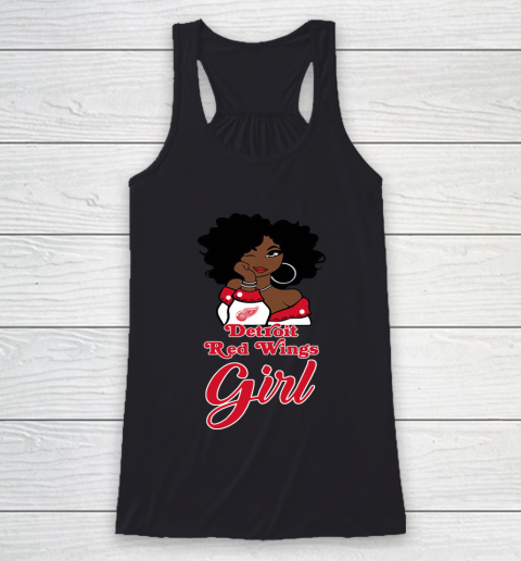 Detroit Red Wings Girl NHL Racerback Tank