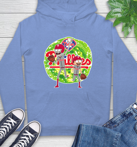 MLB Philadelphia Phillies Rick And Morty Baseball Sports Hoodie 11