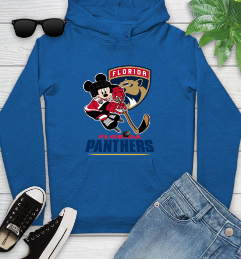 NHL Florida Panthers Mickey Mouse Disney Hockey T Shirt Youth Hoodie 9