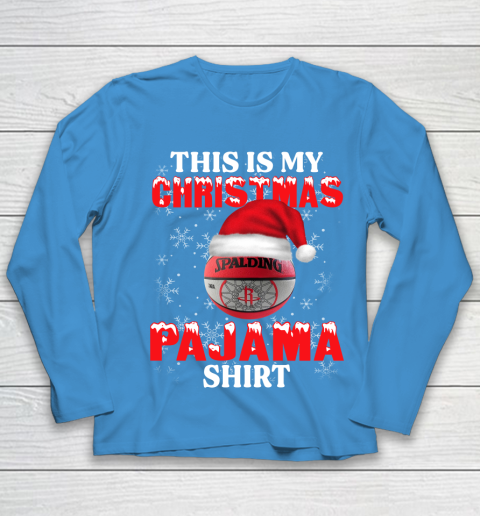 Houston Rockets This Is My Christmas Pajama Shirt NBA Youth Long Sleeve 5