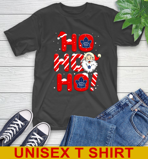 Toronto Maple Leafs NHL Hockey Ho Ho Ho Santa Claus Merry Christmas Shirt T-Shirt