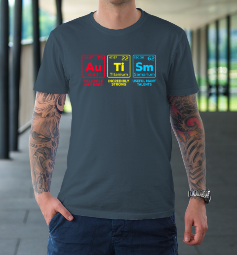 Autism Awareness Elements Periodic Table T-Shirt 4