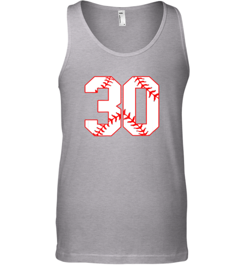 xrs3 thirtieth birthday party 30th baseball shirt born 1989 unisex tank 17 front sport grey