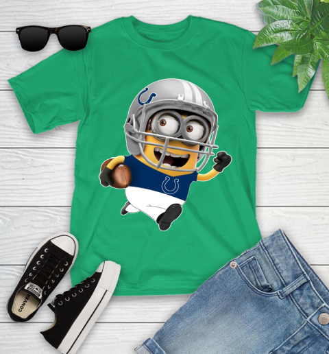 NFL Indianapolis Colts Minions Disney Football Sports Youth T-Shirt 6