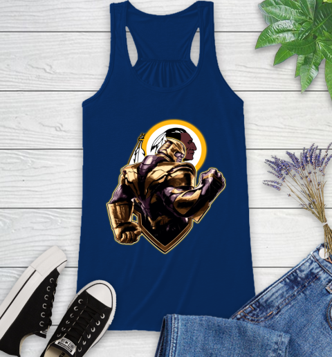 NFL Thanos Avengers Endgame Football Sports Washington Redskins Racerback Tank 9