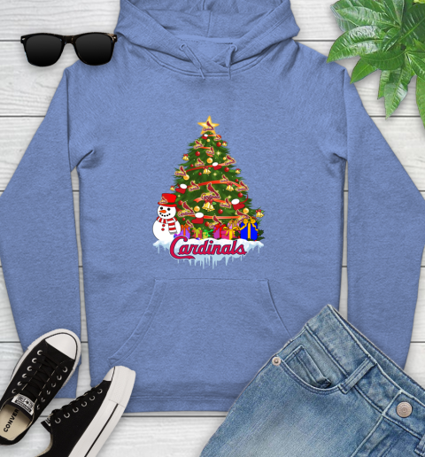 St.Louis Cardinals Merry Christmas MLB Baseball Sports Youth Hoodie 12