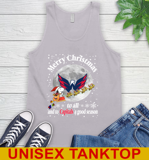 Washington Capitals Merry Christmas To All And To Capitals A Good Season NHL Hockey Sports Tank Top 3