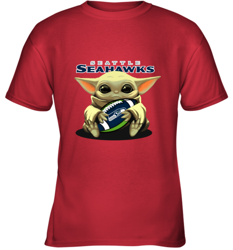 Baby Yoda NFL Seattle Seahawks Star Wars T-Shirt