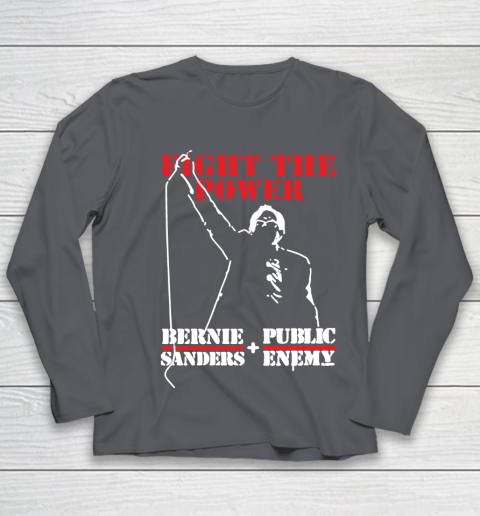 Fight The Power Bernie Sanders Public Enemy Youth Long Sleeve 6
