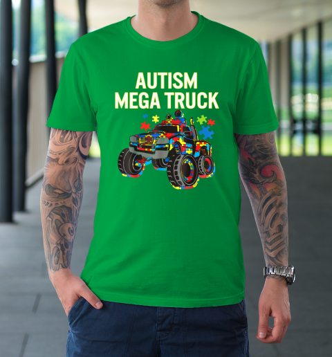 Autism Mega Truck Shirt Monster Truck Autism Awareness T-Shirt 13