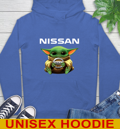 Star Wars Baby Yoda Hugs Nissan Car Shirt 21