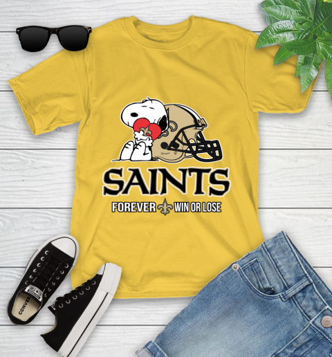 NFL The Peanuts Movie Snoopy Forever Win Or Lose Football New Orleans Saints 110