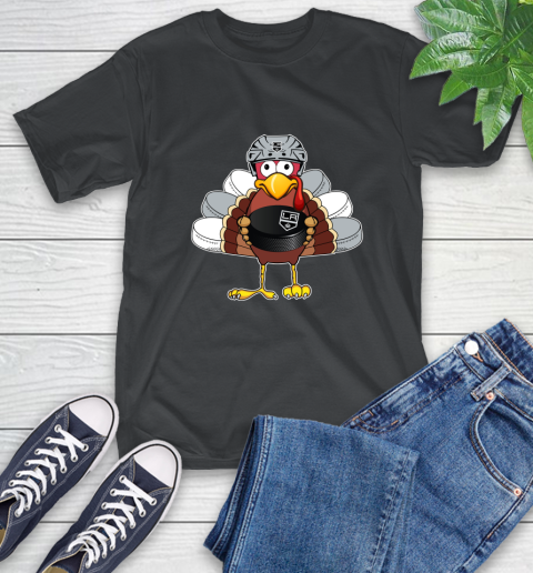 Los Angeles Kings Turkey Thanksgiving Day T-Shirt 2
