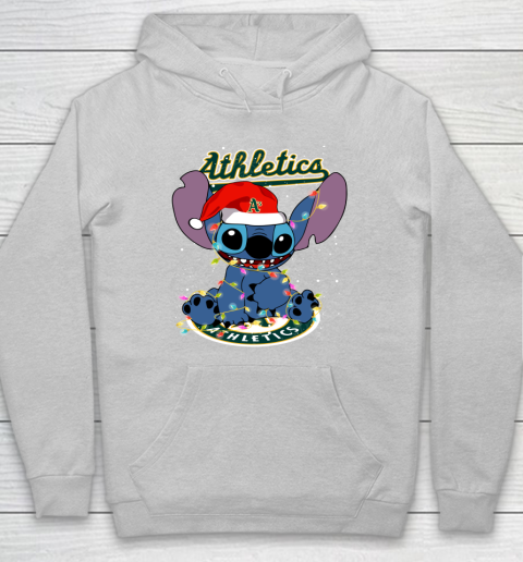 Oakland Athletics MLB noel stitch Baseball Christmas Hoodie 4